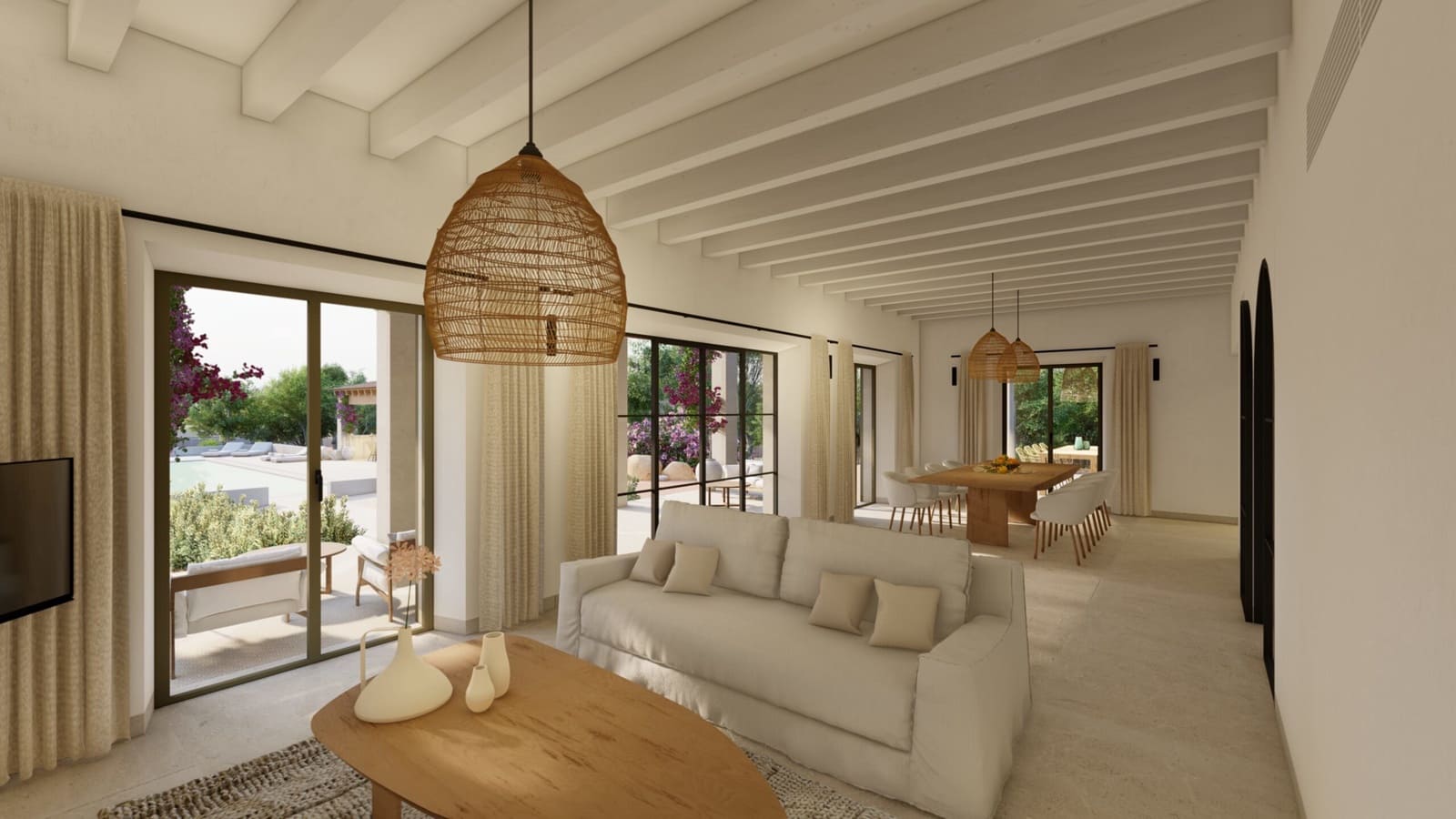 4 soveværelse Finca/Landehus til salg i Campos med swimmingpool garage - € 3.950.000 (Ref: 8769311)