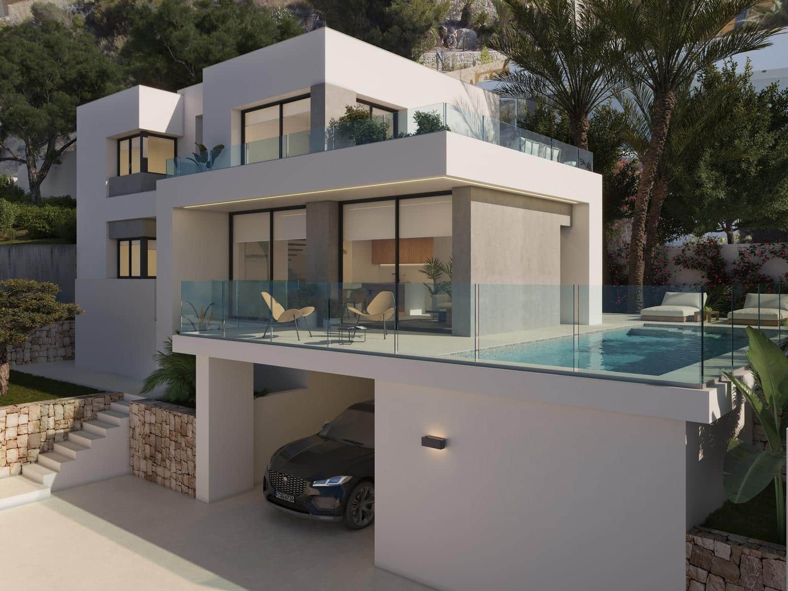 3 bedroom Villa for sale in Cumbre del Sol with pool garage - € 1,590,000 (Ref: 9841359)