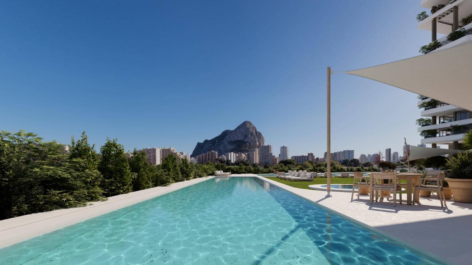 3 makuuhuone Asunto myytävänä paikassa Calpe / Calp mukana uima-altaan 
autotalli - 698 000 € (Ref: 9841368)
