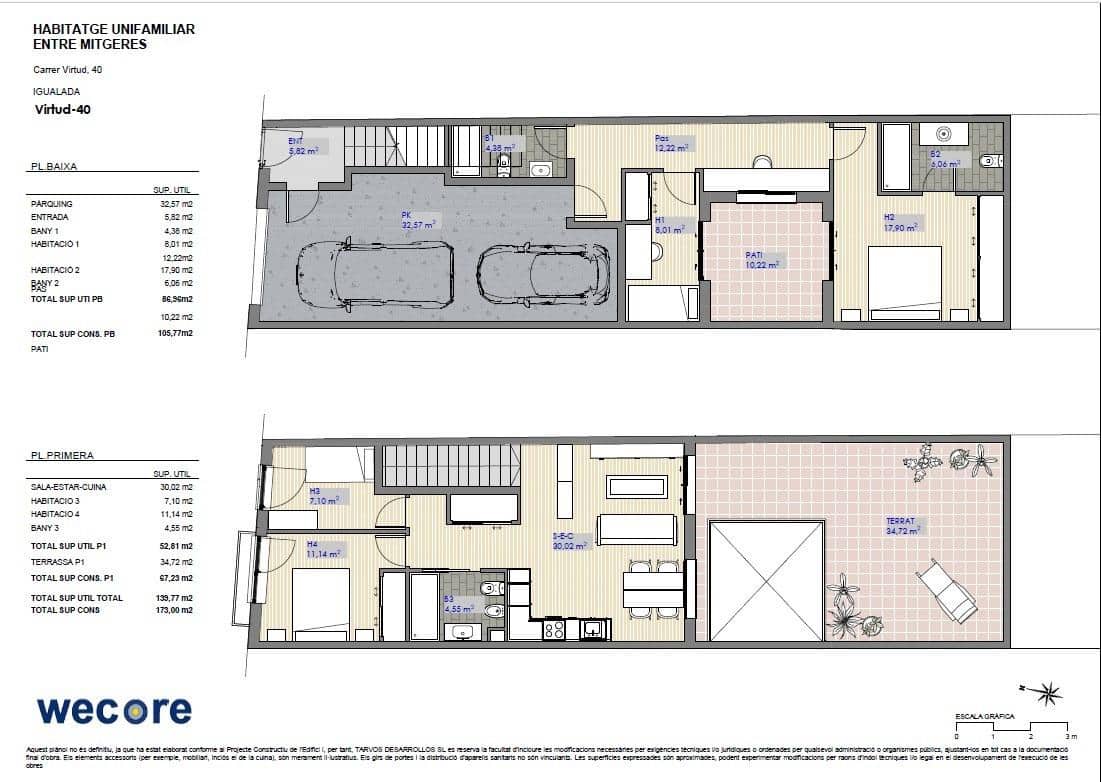 4 makuuhuone Huvila myytävänä paikassa Igualada mukana 
autotalli - 350 000 € (Ref: 9645024)