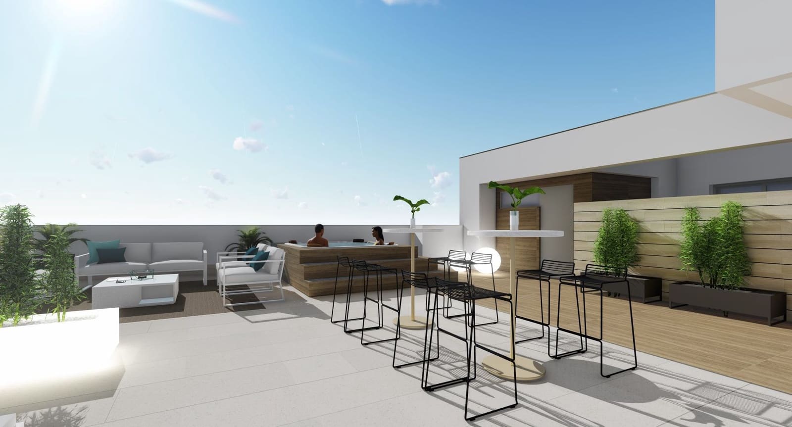 Ático de 3 habitaciones en Torrevieja en venta con piscina garaje - 578.500 € (Ref: 10002430)