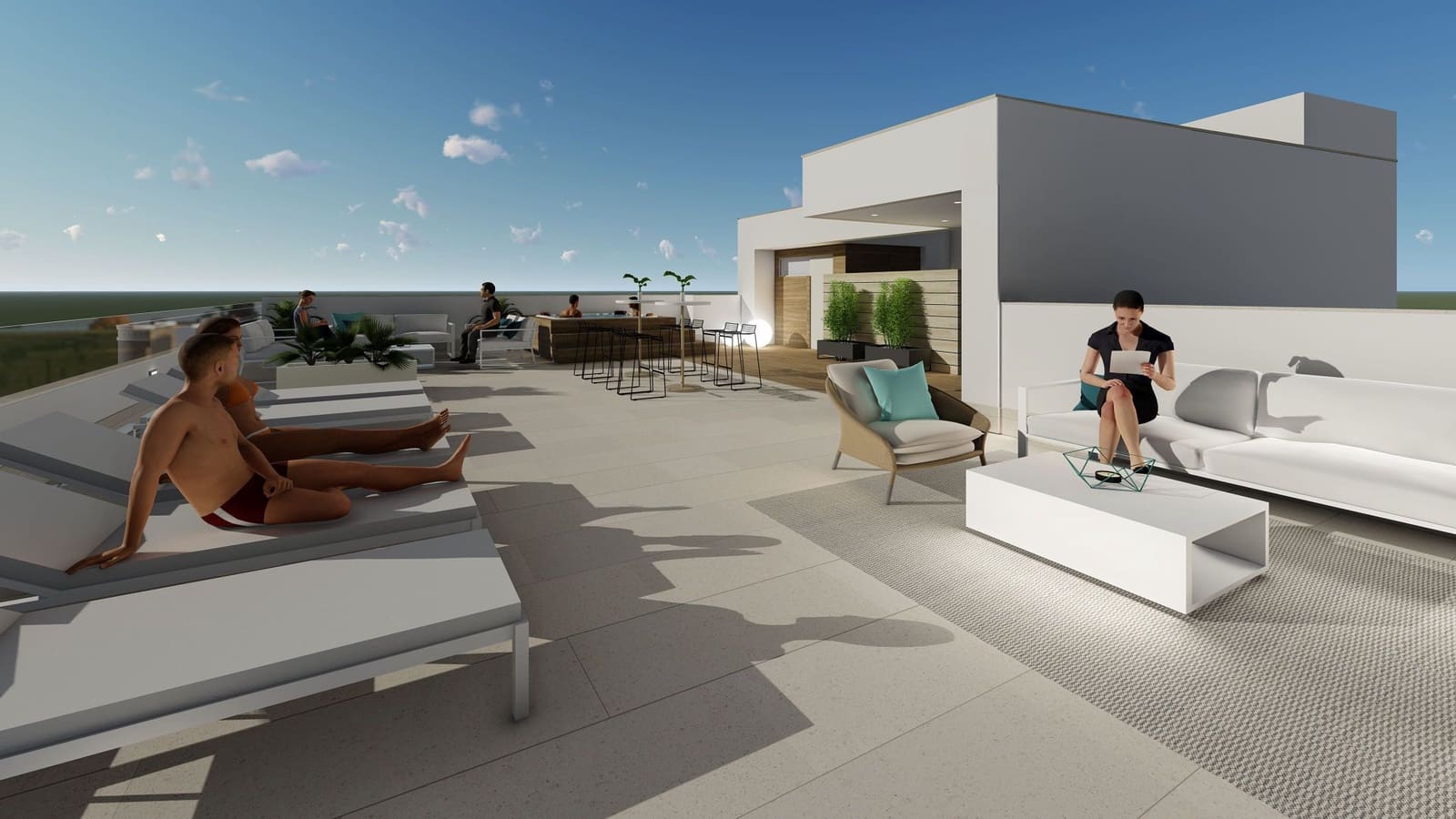 Ático de 3 habitaciones en Torrevieja en venta con piscina garaje - 578.500 € (Ref: 10002430)