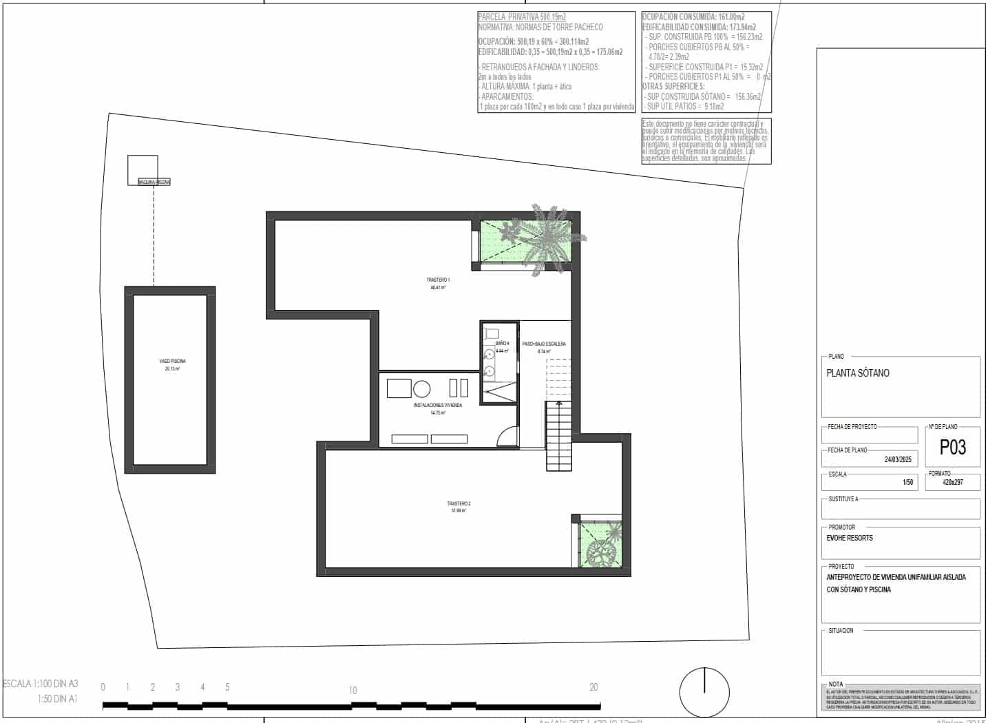 3 slaapkamer Villa te koop in Torre-Pacheco met zwembad garage - € 1.613.000 (Ref: 10044427)