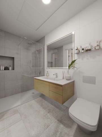 2 quarto Apartamento para venda em Los Narejos - Punta Calera, Los Alcázares com piscina garagem - 349 000 € (Ref: 10061233)
