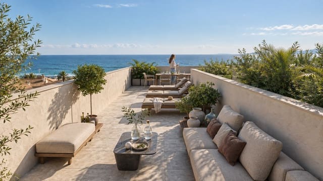 2 quarto Apartamento para venda em Los Narejos - Punta Calera, Los Alcázares com piscina garagem - 349 000 € (Ref: 10061233)