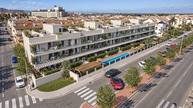 2 quarto Apartamento para venda em Los Narejos - Punta Calera, Los Alcázares com piscina garagem - 349 000 € (Ref: 10061233)