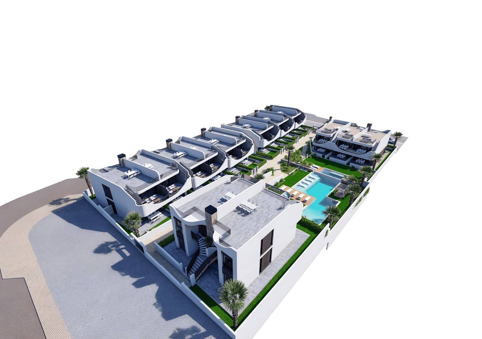 2 camera da letto Bungalow in vendita in San Miguel de Salinas con piscina garage - 280.000 € (Rif: 10118718)