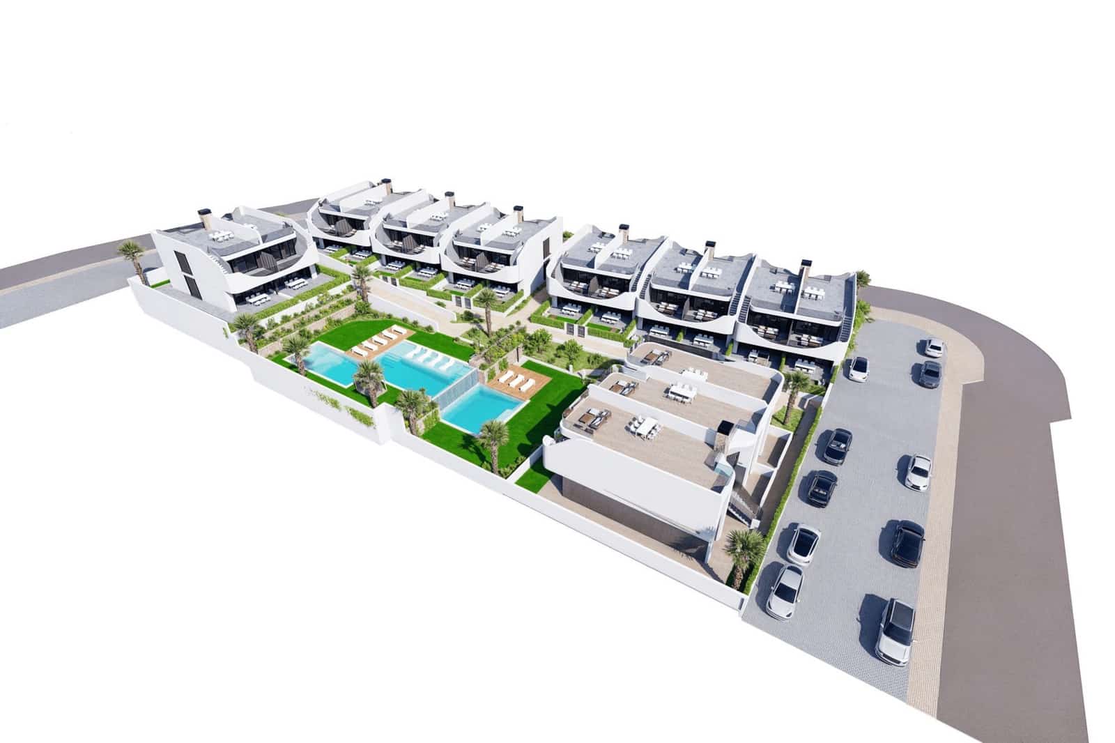 2 camera da letto Bungalow in vendita in San Miguel de Salinas con piscina garage - 280.000 € (Rif: 10118718)