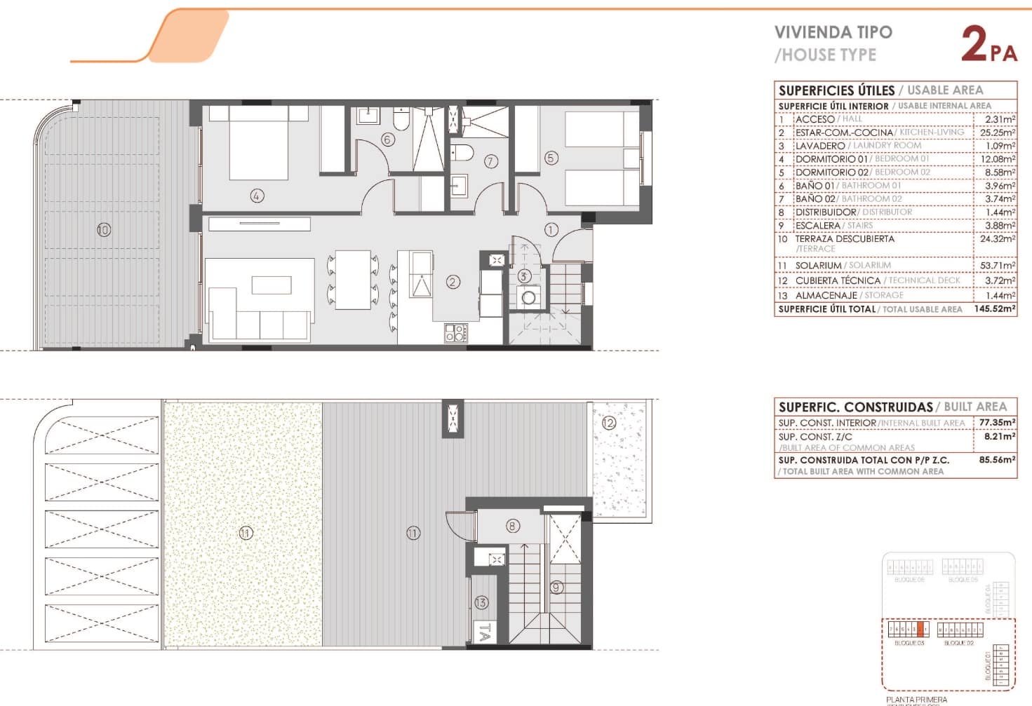 2 soveværelse Penthouse til salg i Torrevieja med swimmingpool garage - € 350.000 (Ref: 10123381)