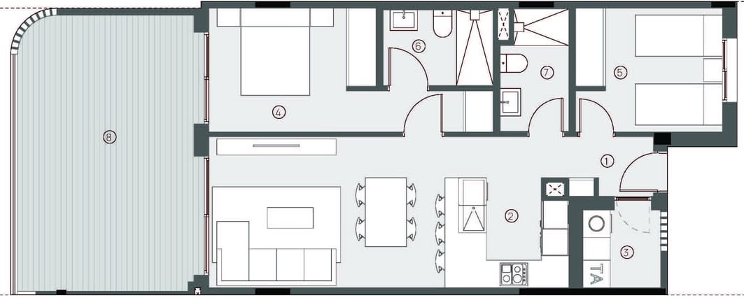 Apartamento de 3 habitaciones en Torrevieja en venta con piscina garaje - 315.000 € (Ref: 10127639)