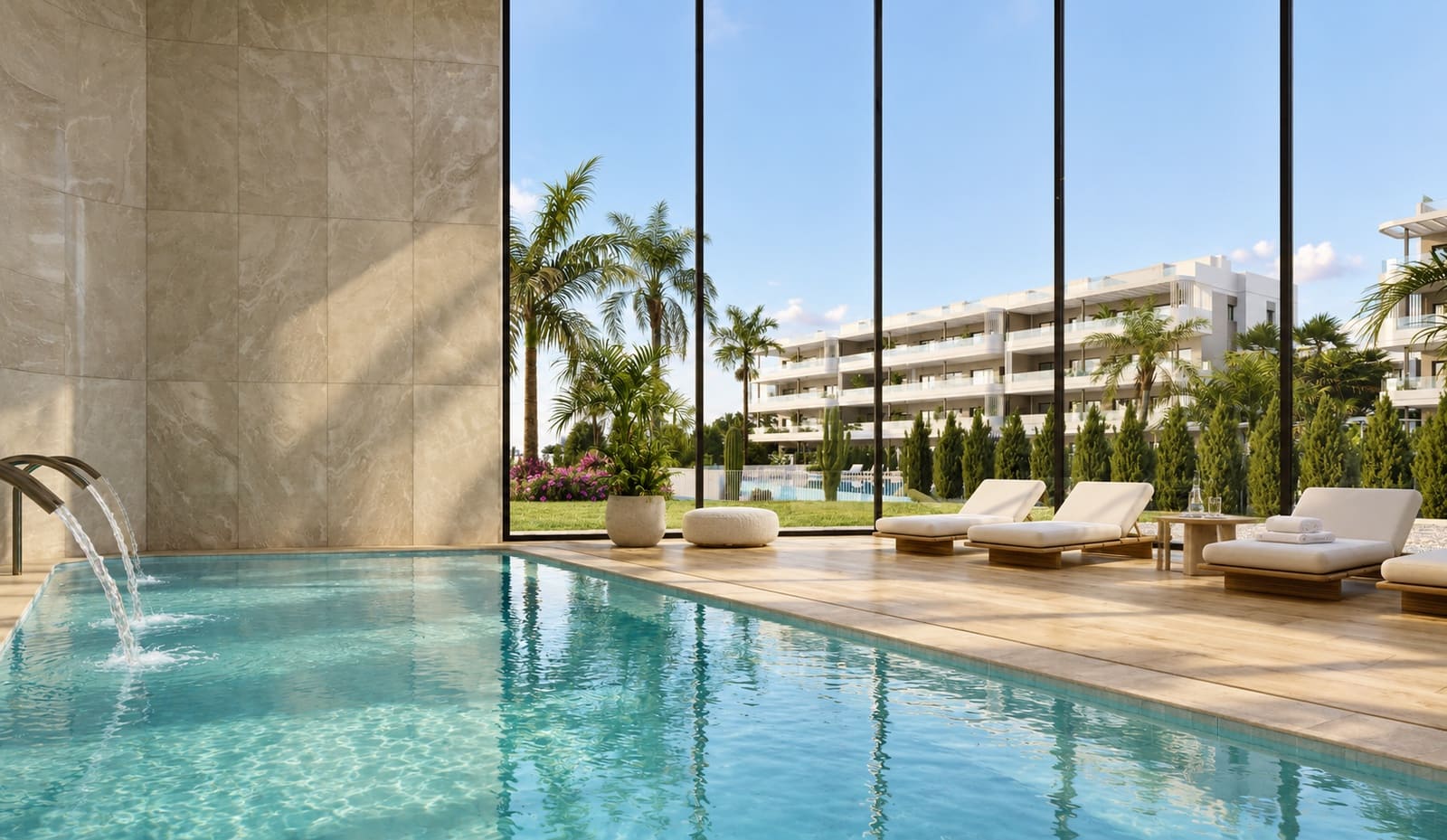 Apartamento de 3 habitaciones en Torrevieja en venta con piscina garaje - 315.000 € (Ref: 10127639)