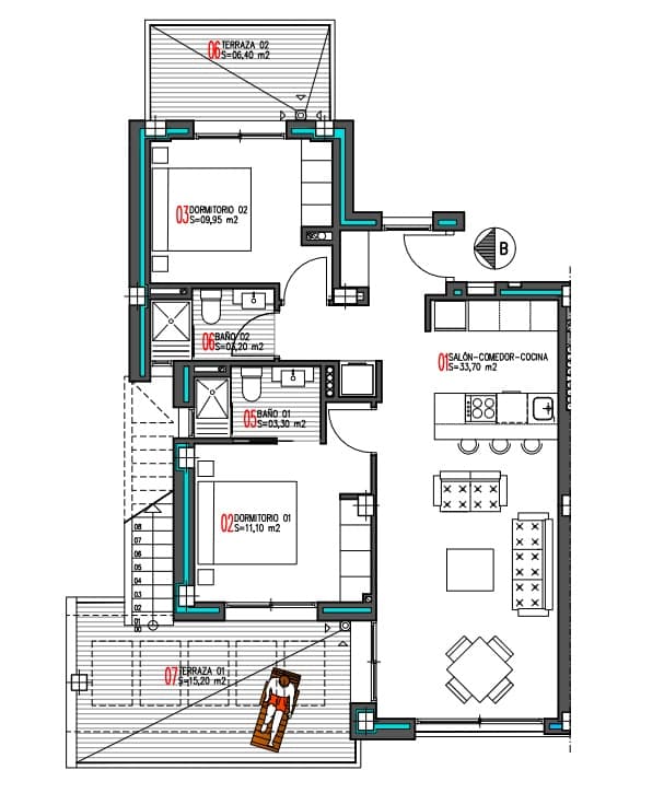 2 soveværelse Penthouse til salg i Torrevieja med swimmingpool garage - € 399.000 (Ref: 10135587)