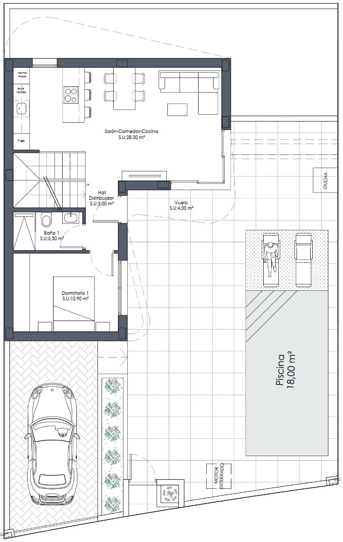 3 slaapkamer Villa te koop in Algorfa met zwembad garage - € 360.000 (Ref: 10135588)