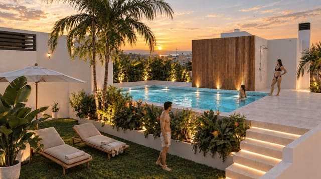 2 chambre Penthouse à vendre à Norte, Santa Pola avec piscine garage - 400 000 € (Ref: 10141638)
