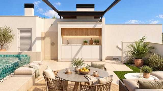 3 soverom Bungalow til salgs i Pilar de la Horadada ciudad, Pilar de la Horadada med svømmebasseng garasje - € 439 000 (Ref: 10157190)