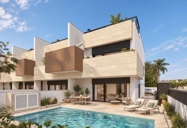 3 chambre Bungalow à vendre à Pilar de la Horadada ciudad, Pilar de la Horadada avec piscine garage - 434 000 € (Ref: 10168126)