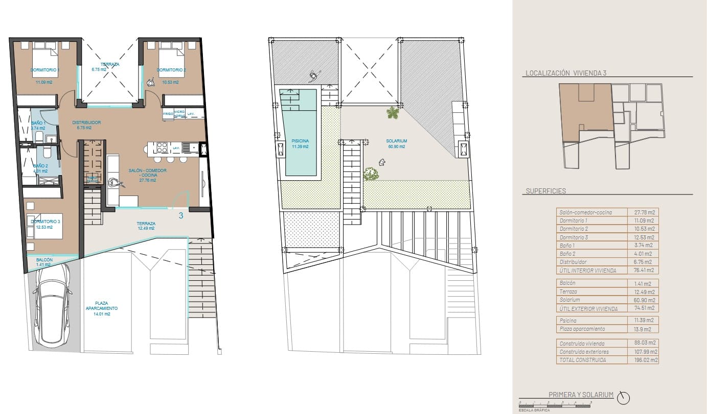 3 soveværelse Bungalow til salg i San Pedro del Pinatar med swimmingpool garage - € 342.900 (Ref: 10184157)