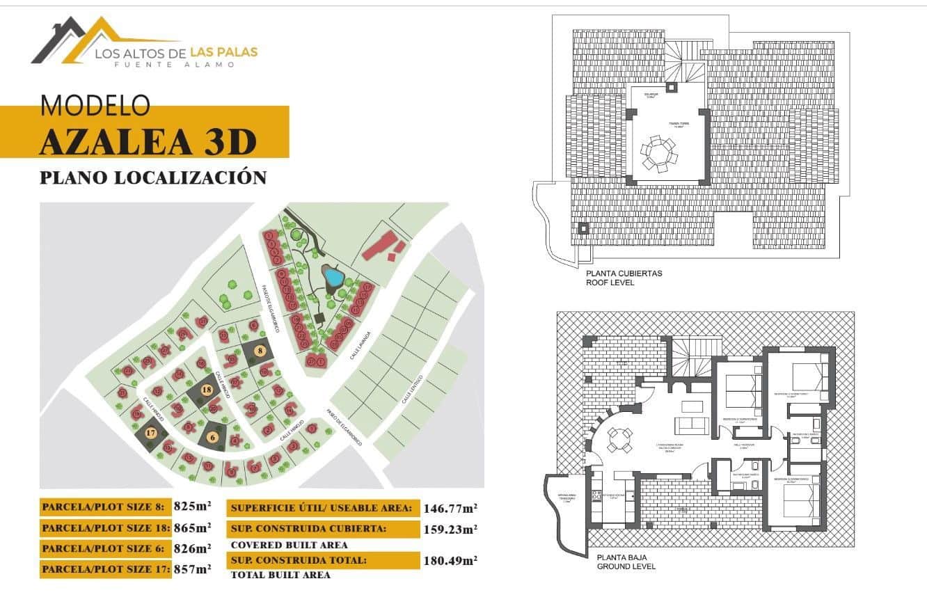 3 soverom Villa til salgs i Fuente Alamo de Murcia med garasje - € 310 000 (Ref: 7774830)