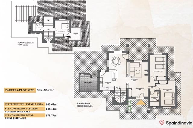 3 soverom Villa til salgs i Fuente Alamo de Murcia med garasje - € 310 000 (Ref: 7774837)