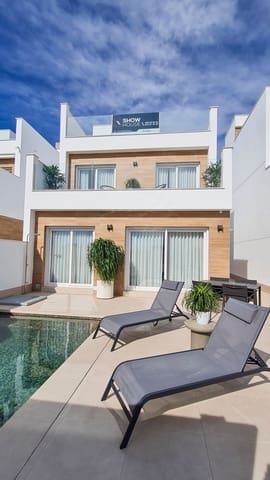 3 soverom Villa til salgs i Los Peñascos - El Salero - Los Imbernones, San Pedro del Pinatar med svømmebasseng garasje - € 389 000 (Ref: 8885825)