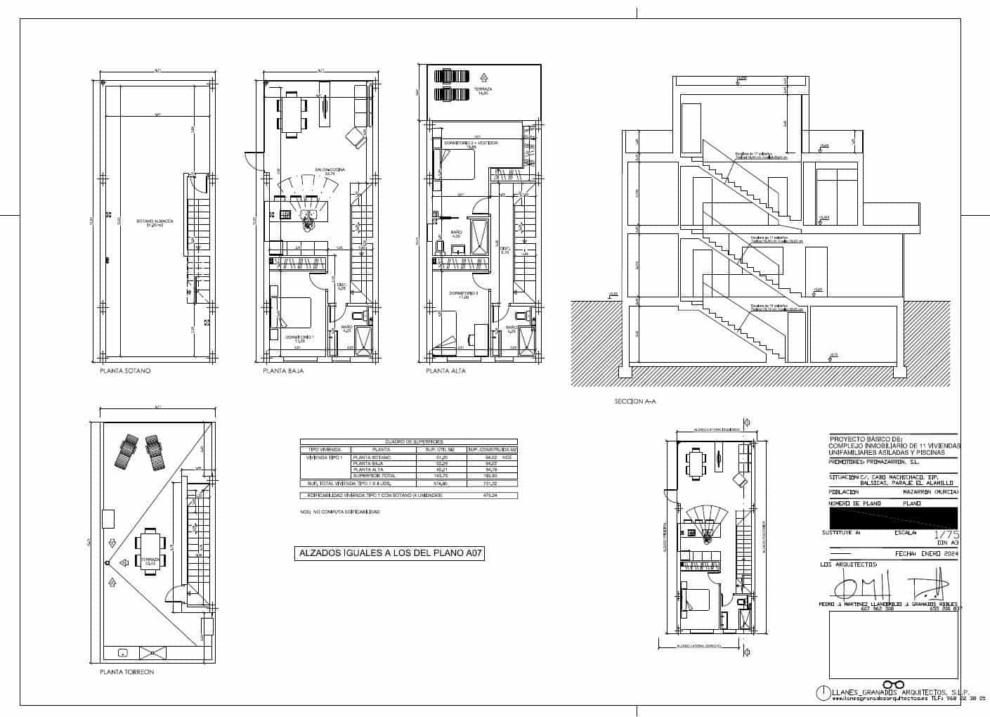 3 chambre Villa/Maison à vendre à Puerto de Mazarron avec piscine garage - 810 000 € (Ref: 9022894)