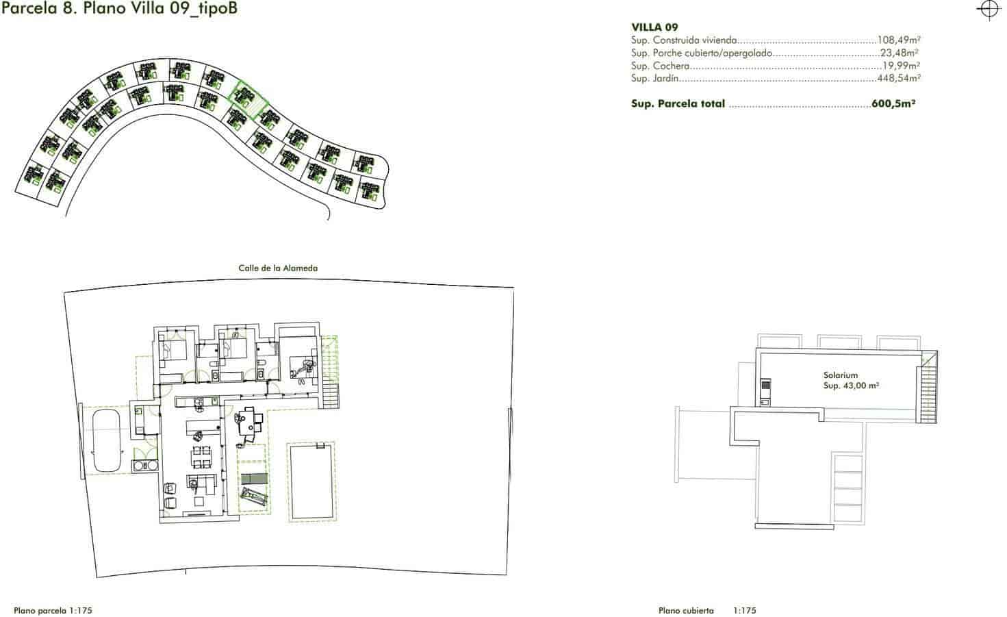 Chalet de 3 habitaciones en Hacienda del Alamo en venta con piscina garaje - 364.900 € (Ref: 9088450)