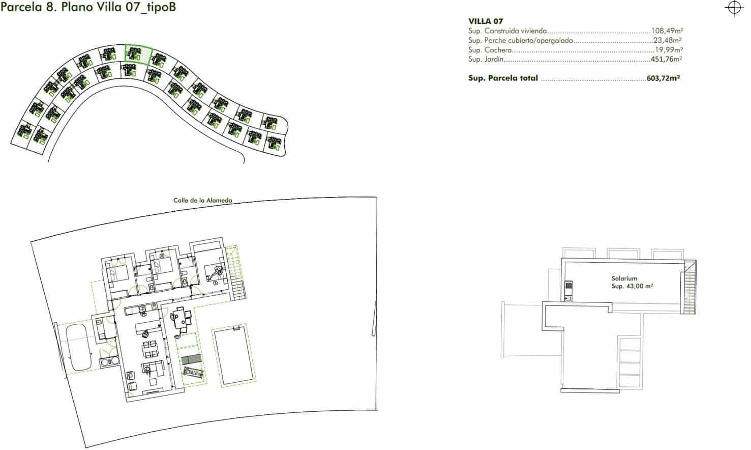 Chalet de 3 habitaciones en Hacienda del Alamo en venta con piscina garaje - 364.900 € (Ref: 9088450)