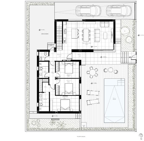 3 bedroom Villa for sale in Torre-Pacheco with pool garage - € 765,000 (Ref: 9115843)