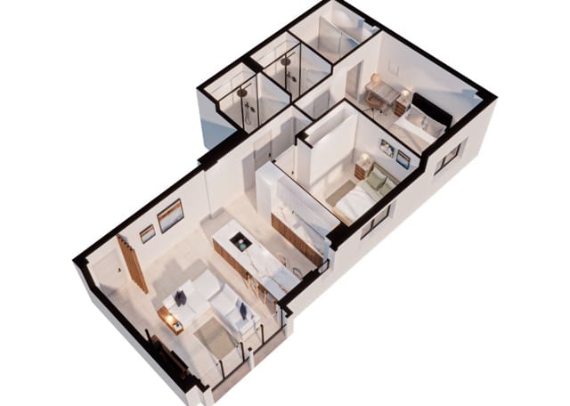 2 sovrum Lägenhet till salu i San Pedro del Pinatar med pool - 269 950 € (Ref: 9129460)