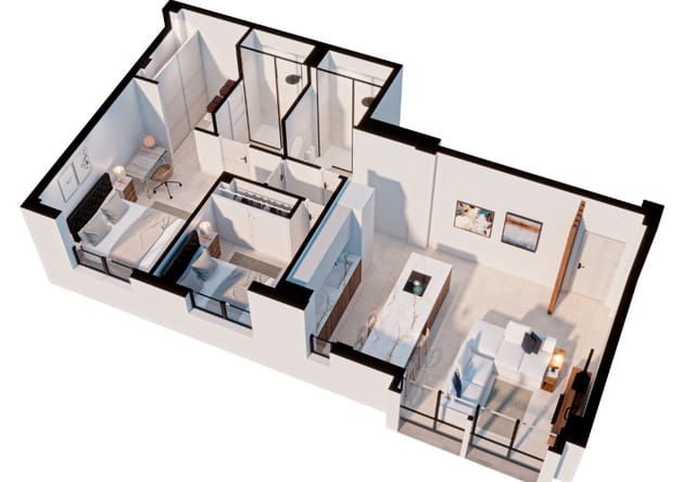 2 sovrum Lägenhet till salu i San Pedro del Pinatar med pool - 269 950 € (Ref: 9129460)