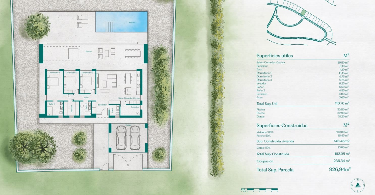 3 soverom Villa til salgs i Fuente Alamo de Murcia med svømmebasseng garasje - € 467 600 (Ref: 9133992)