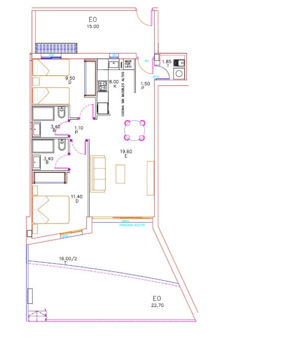 2 bedroom Apartment for sale in Puerto de Mazarron with pool garage - € 299,000 (Ref: 9141315)