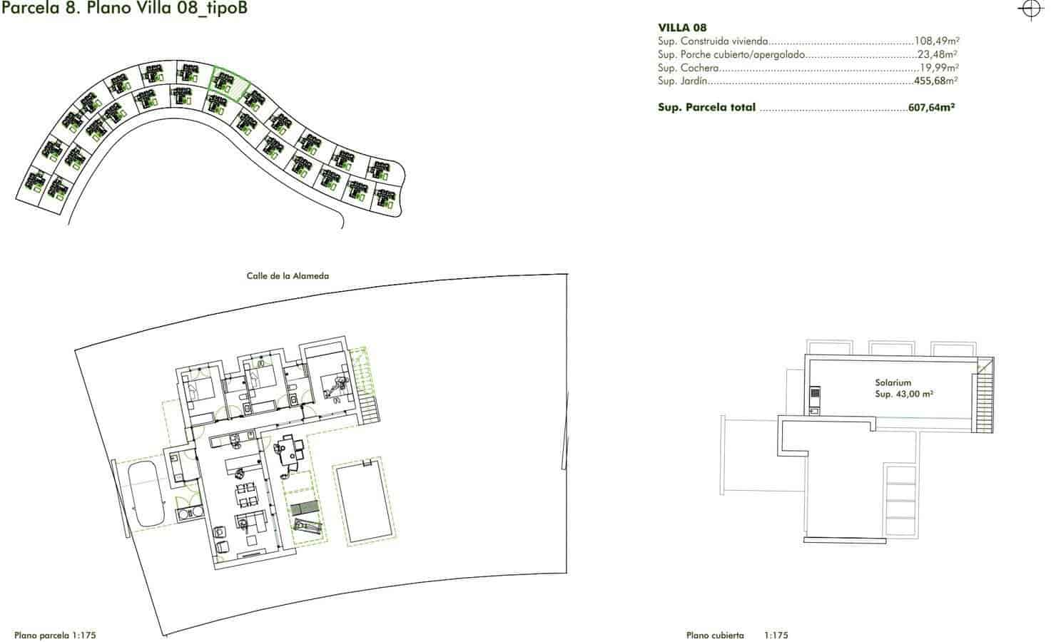 3 chambre Villa/Maison à vendre à Hacienda del Alamo avec piscine garage - 364 900 € (Ref: 9568004)