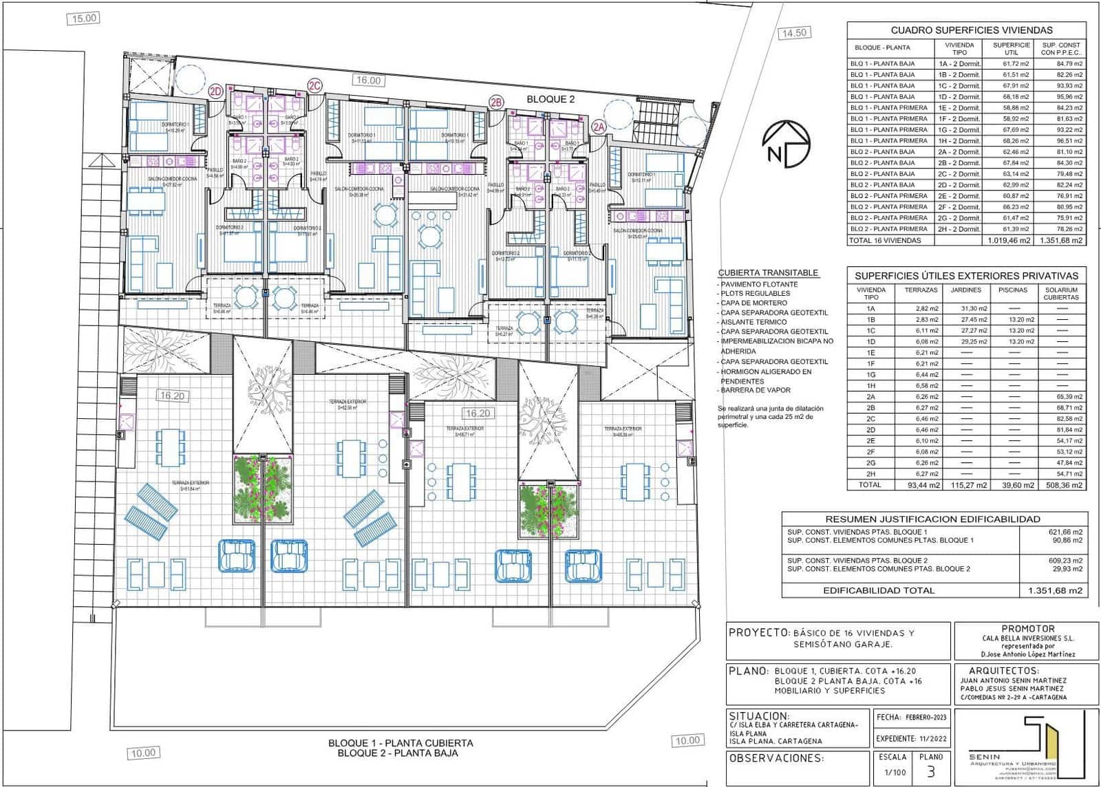 2 soverom Leilighet til salgs i Isla Plana med garasje - € 390 000 (Ref: 9651212)