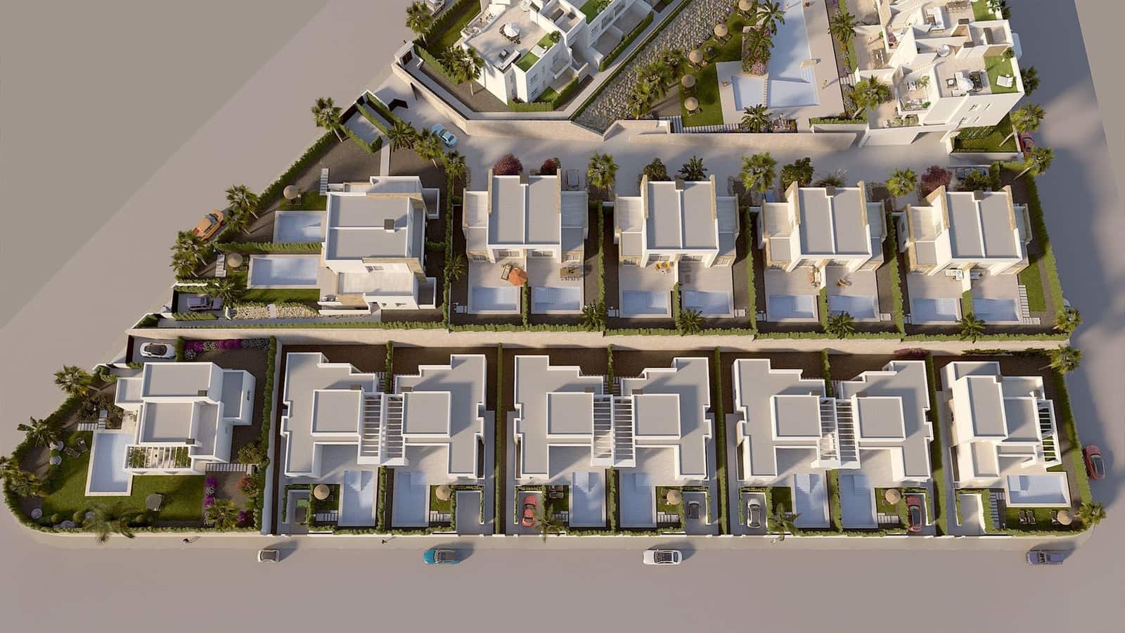 3 soveværelse Semi-Rækkehus til salg i Algorfa med swimmingpool garage - € 495.000 (Ref: 9780110)