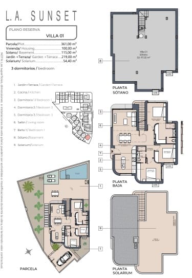 3 soverom Villa til salgs i Los Alcazares med svømmebasseng garasje - € 669 800 (Ref: 9780113)