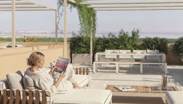 2 soveværelse Bungalow til salg i Los Balcones - Los Altos, Torrevieja med swimmingpool - € 259.000 (Ref: 9782970)