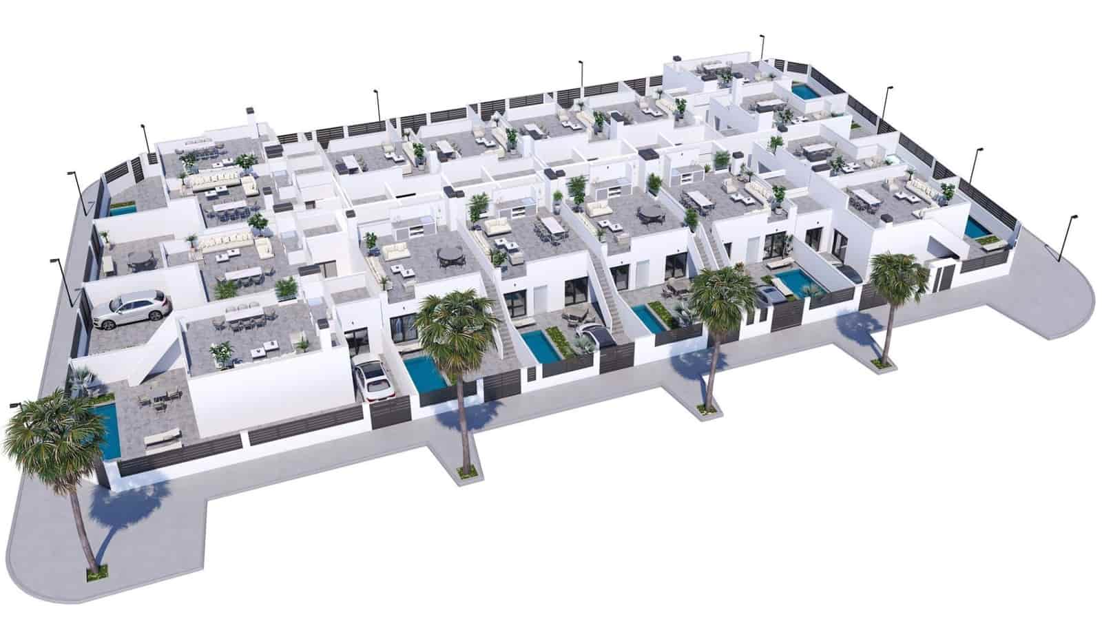 2 soverom Kjedet enebolig til salgs i Torre-Pacheco med garasje - € 274 900 (Ref: 9794049)