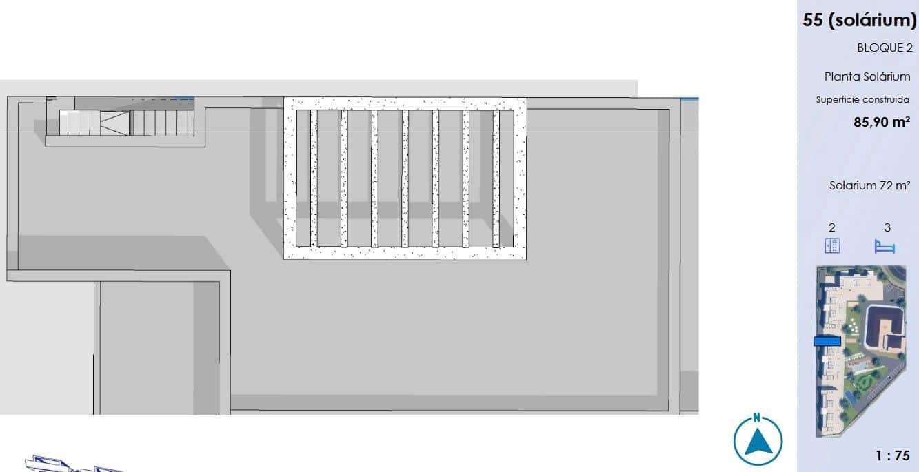 3 sovrum Takvåning till salu i Guardamar del Segura med pool garage - 395 000 € (Ref: 9806054)