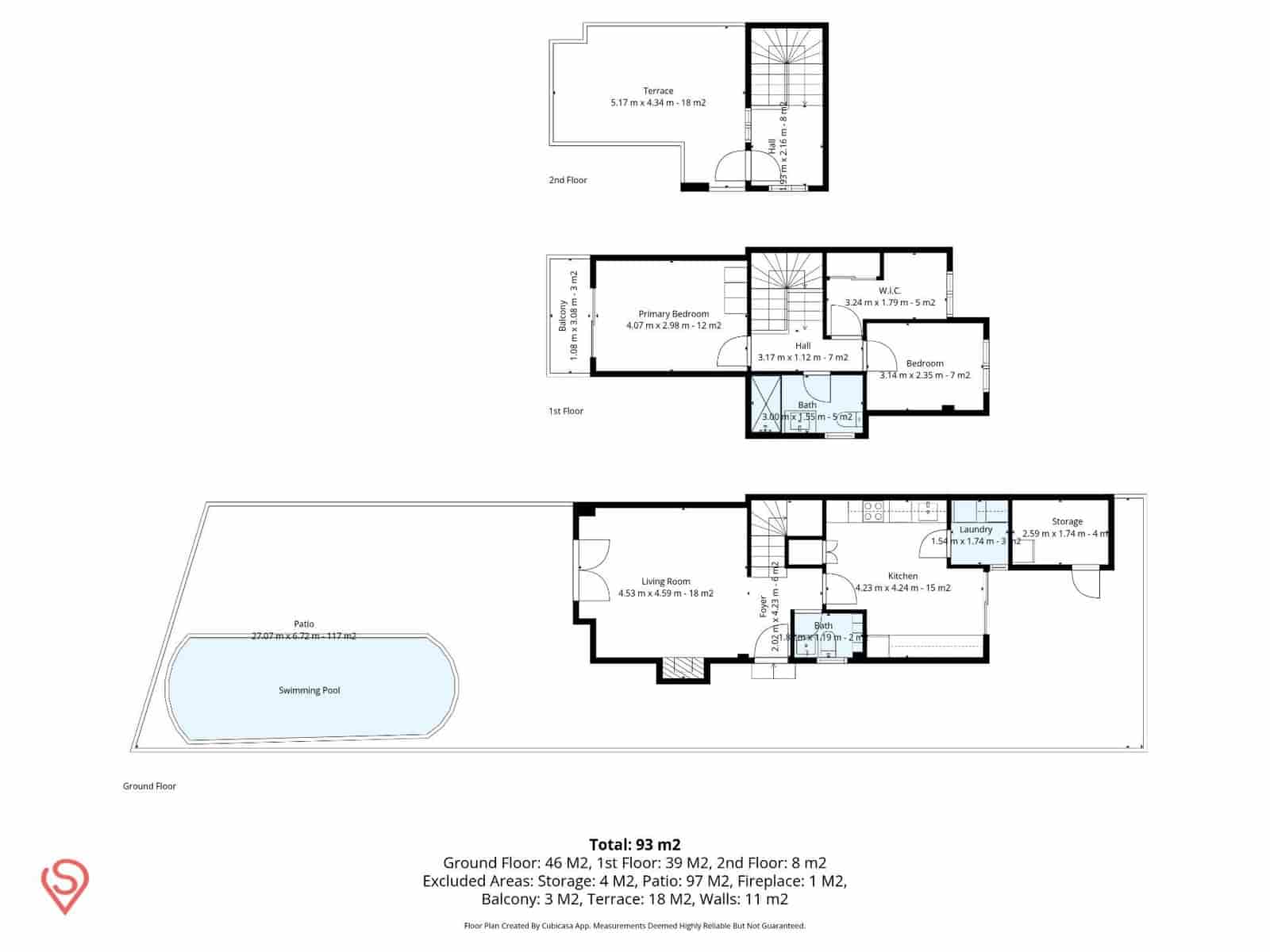 3 chambre Villa/Maison à vendre à Puerto de Mazarron avec piscine garage - 299 000 € (Ref: 9816972)