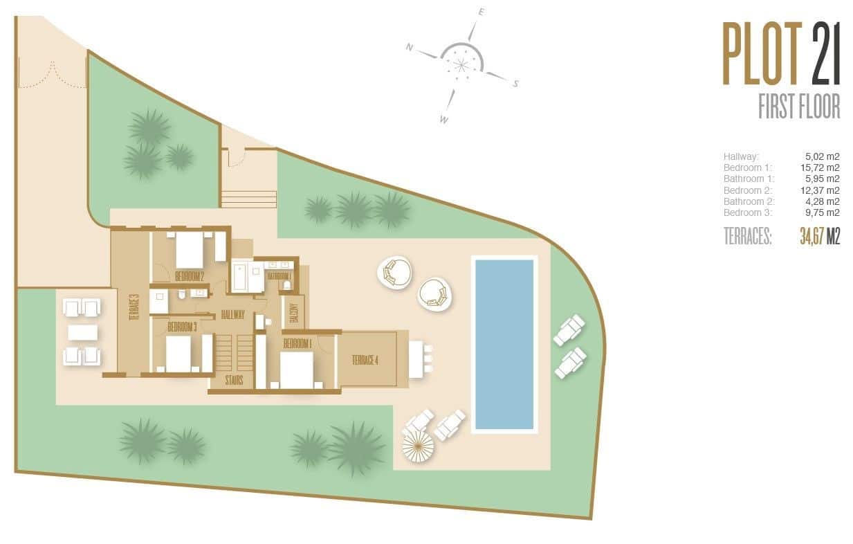4 bedroom Villa for sale in La Manga Club with garage - € 840,000 (Ref: 9819875)