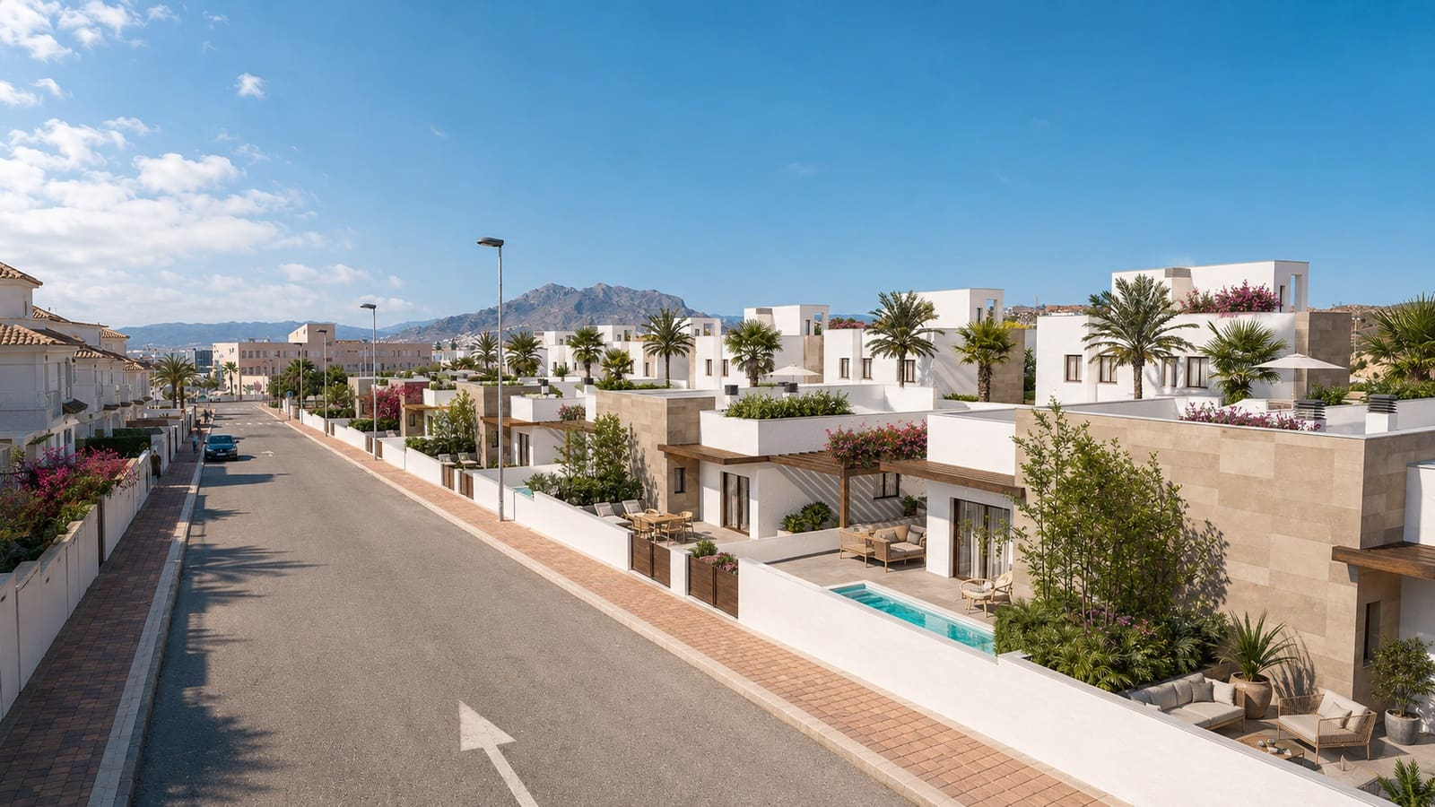 3 sypialnia Willa na sprzedaż w Puerto de Mazarron z basenem garażem - 287 000 € (Ref: 9872919)