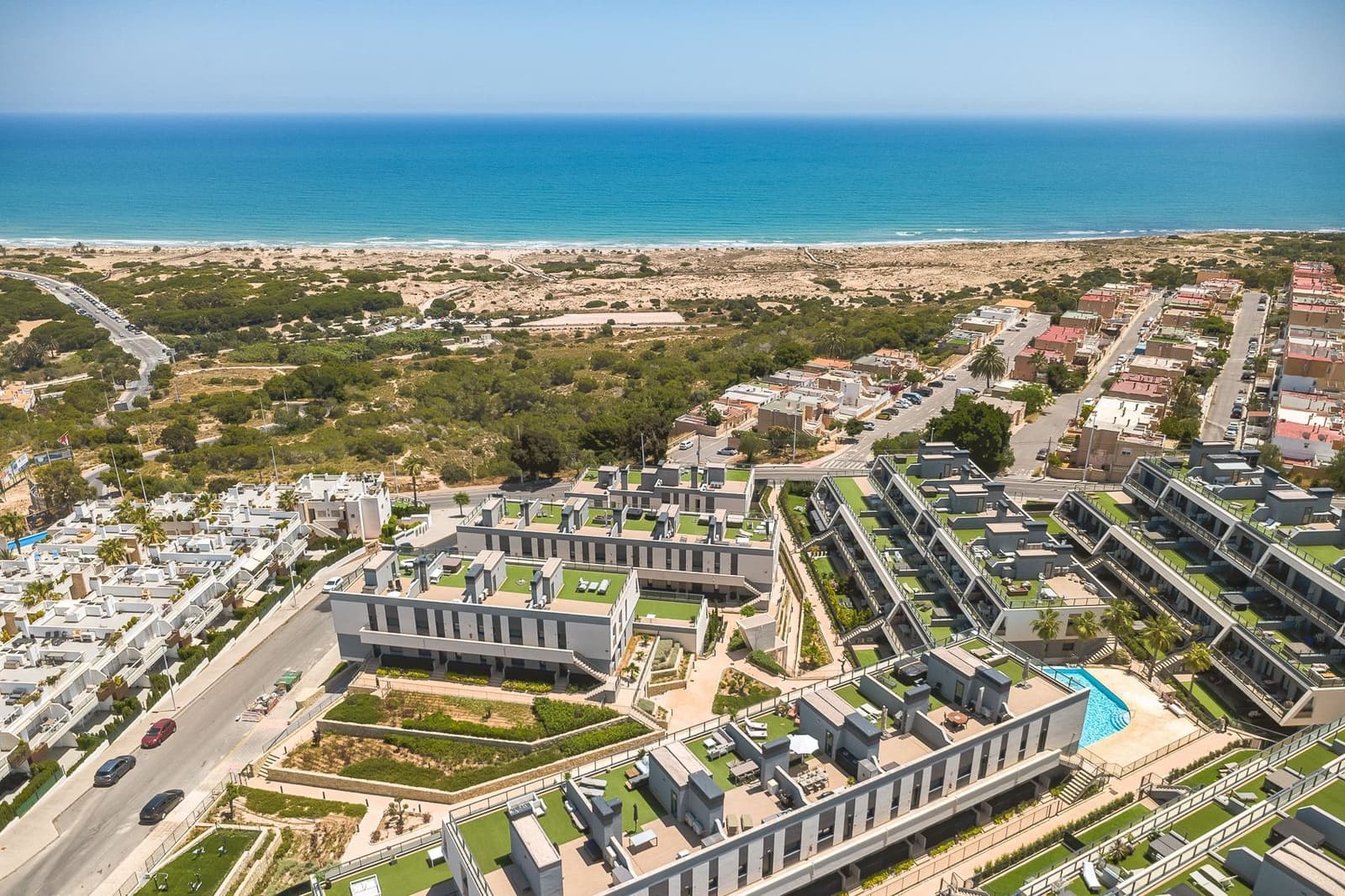 2 sypialnia Penthouse na sprzedaż w Gran Alacant z basenem garażem - 545 000 € (Ref: 9907572)