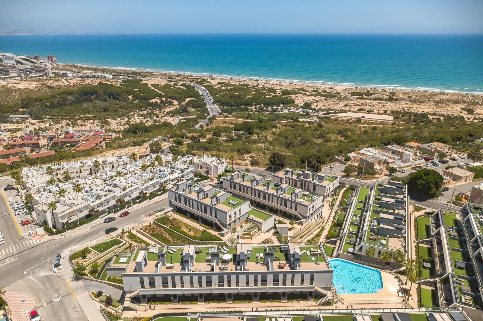 2 sypialnia Penthouse na sprzedaż w Gran Alacant z basenem garażem - 545 000 € (Ref: 9907572)
