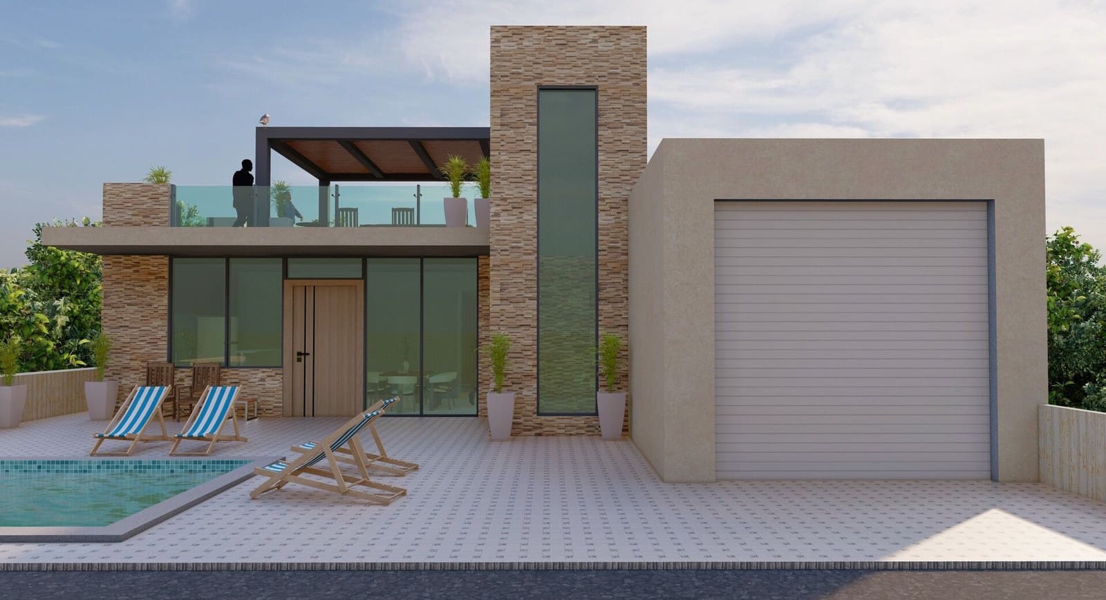 3 chambre Villa/Maison à vendre à Fuente Alamo de Murcia avec piscine garage - 379 845 € (Ref: 9926716)