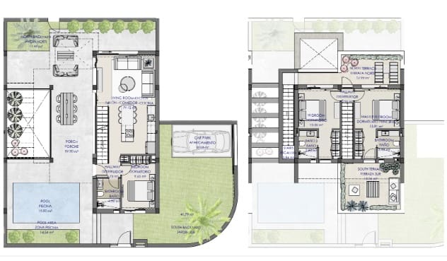 3 bedroom Semi-detached Villa for sale in Torre-Pacheco with garage - € 755,000 (Ref: 9928687)