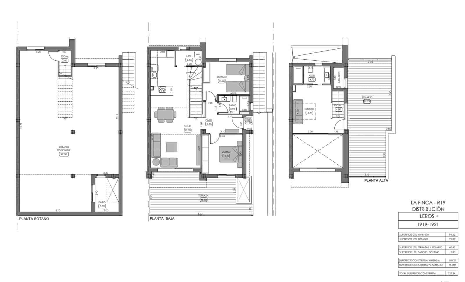 3 soverom Kjedet enebolig til salgs i Algorfa med svømmebasseng garasje - € 573 000 (Ref: 9939311)