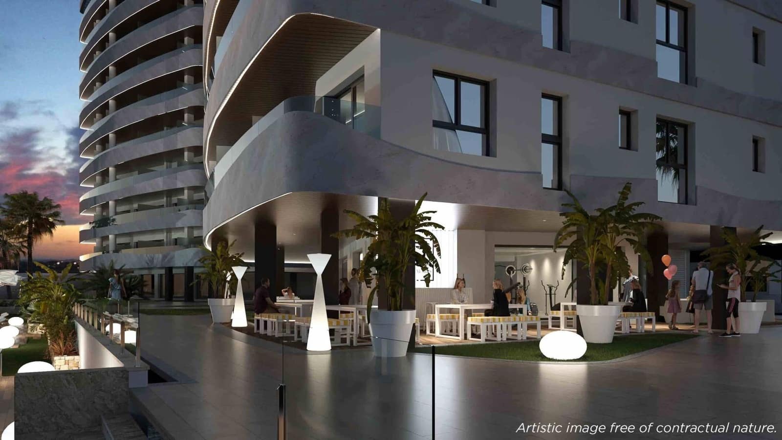 1 chambre Appartement à vendre à La Manga del Mar Menor avec piscine garage - 288 000 € (Ref: 9950966)