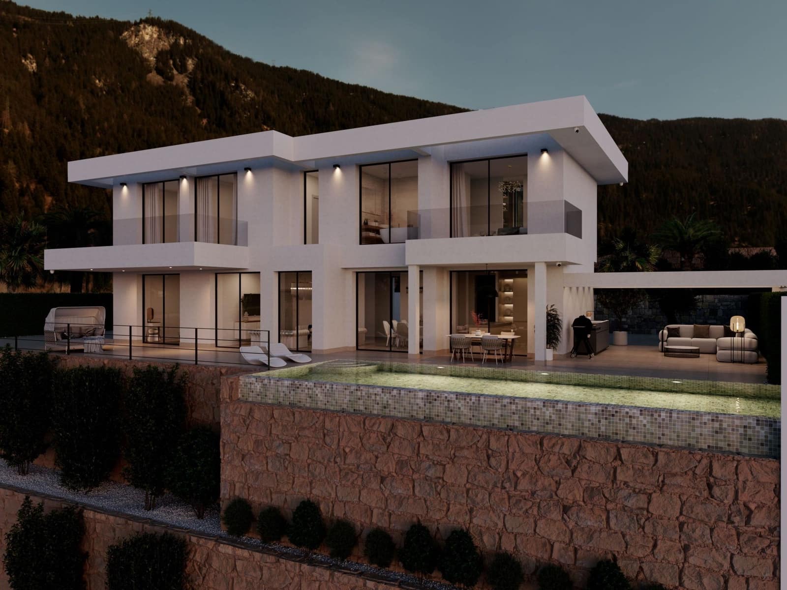 5 soveværelse Villa til salg i Finestrat med swimmingpool garage - € 2.600.000 (Ref: 9953664)