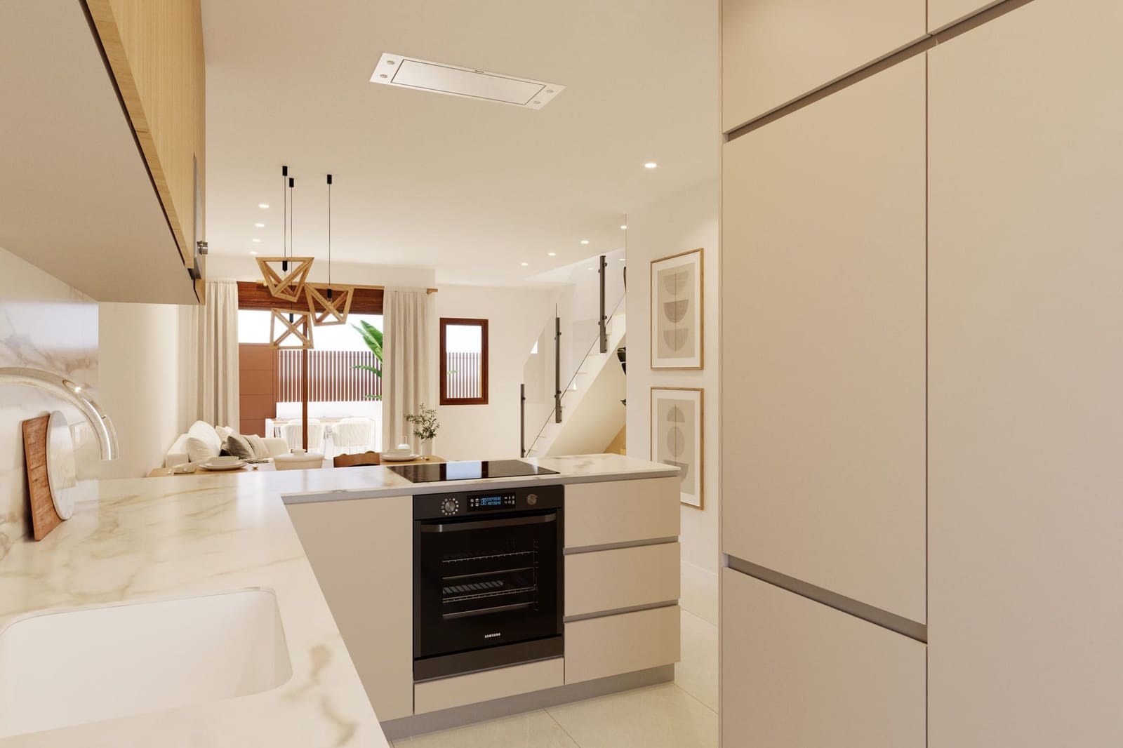 3 sypialnia Dom blizniak na sprzedaż w Orihuela Costa z basenem - 315 000 € (Ref: 9996583)